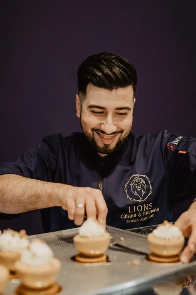 Messekoch Düsseldorf bei Live-Cooking am Messestand